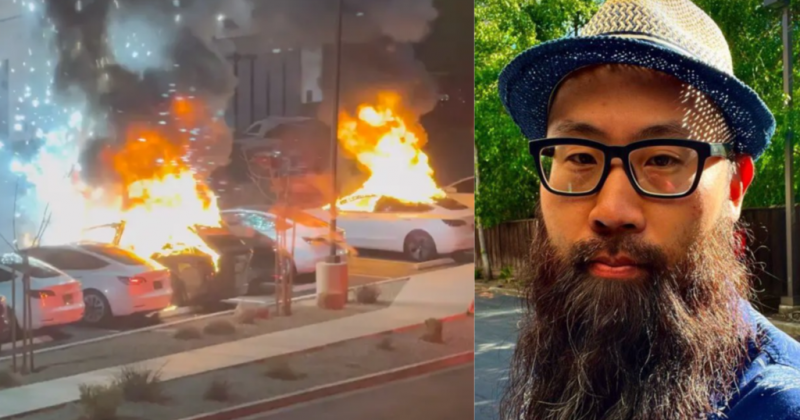 Suspect arrested in Molotov attack on Vegas Tesla dealership