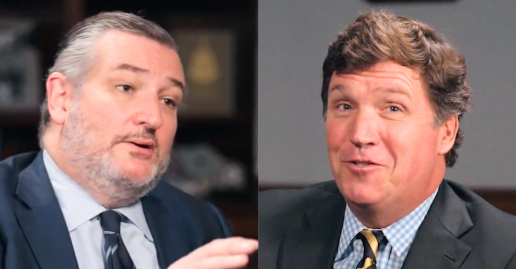 Carlson ‘Has Turned Into a Deranged, Leftist Psycho’ After What He Just Claimed on X, Says Cruz
