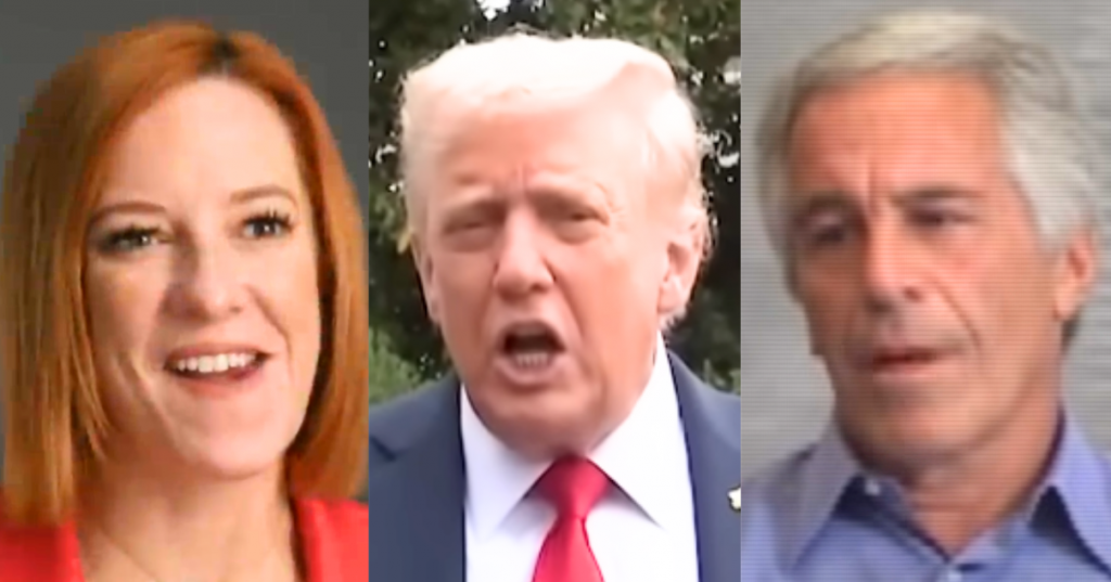 Psaki Fumble About Trump During Epstein Segment Gets Addressed Fast