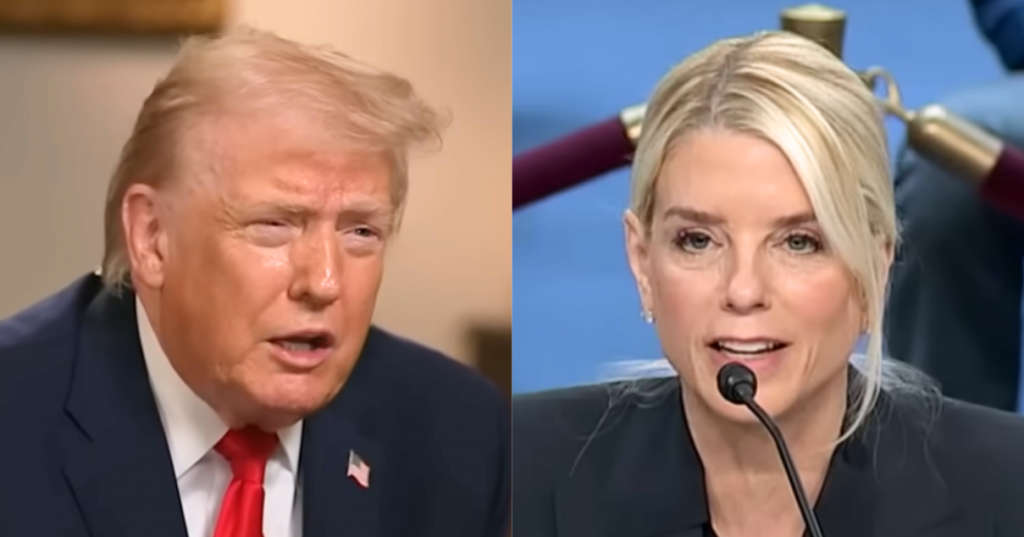 Trump Turns on Pam Bondi, Backs ‘Ice Queen’ Instead: Report