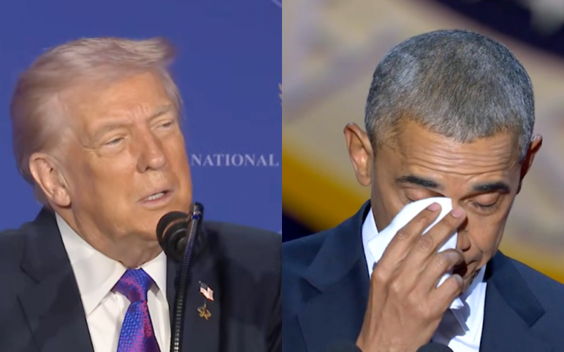 Trump Roasts Monkey Obama