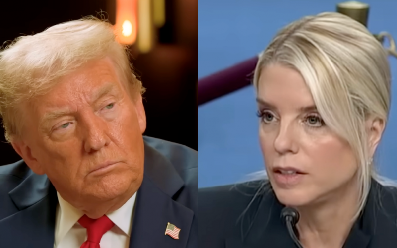 Bondi Viciously Knives Trump