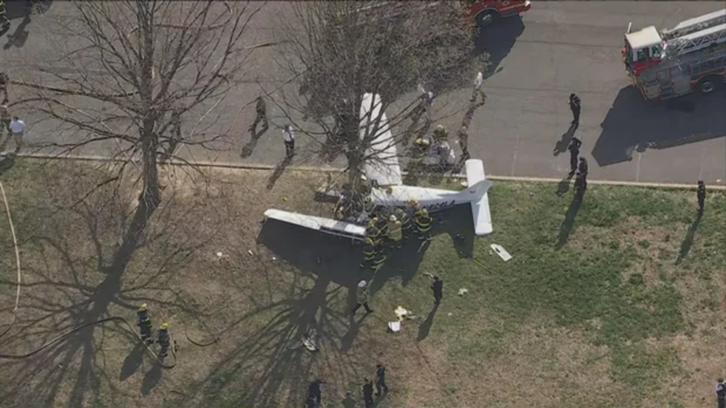 Small Plane Crash Northeast Philadelphia, 2 on Board
