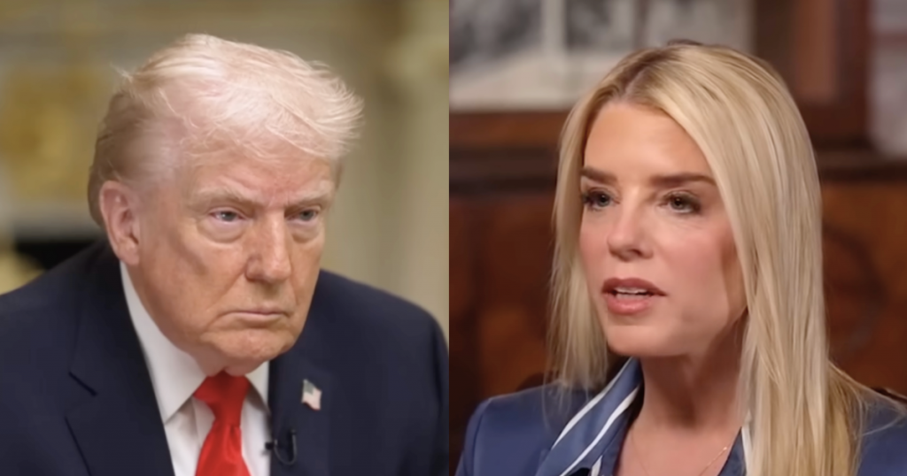 Here’s What Trump Told Bondi Before Bombshell Firing
