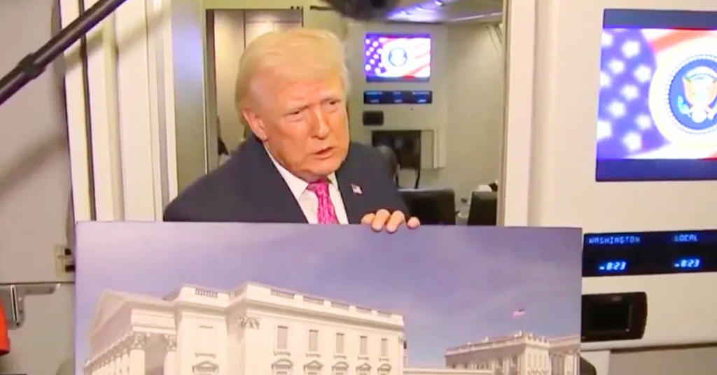 What’s Really Buried Underneath WH Ballroom ‘was Supposed to be a Secret,’ Trump Admits