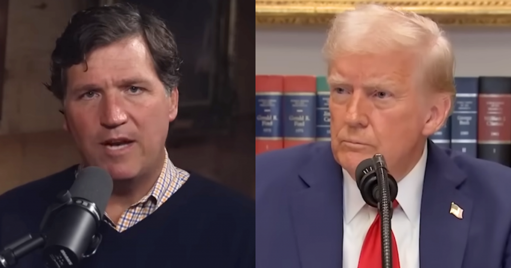 Tucker Attacks Trump for Outrageous Reason