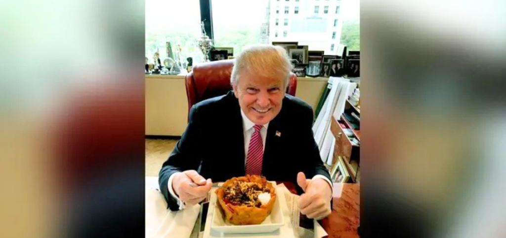 Trump Trolls on Tenth Anniversary of Infamous Taco Bowl Post