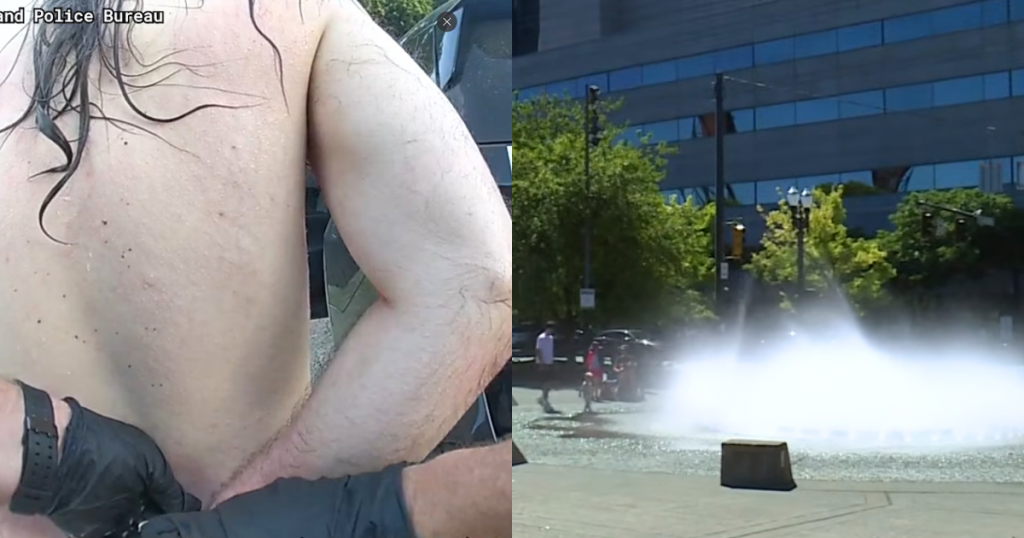 Naked Man Shocks as Family Vacation Takes Terrifying Turn