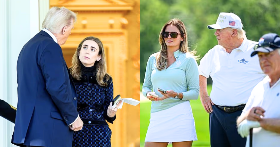Trump Secretly Slips Cash to Young Female White House Staffers
