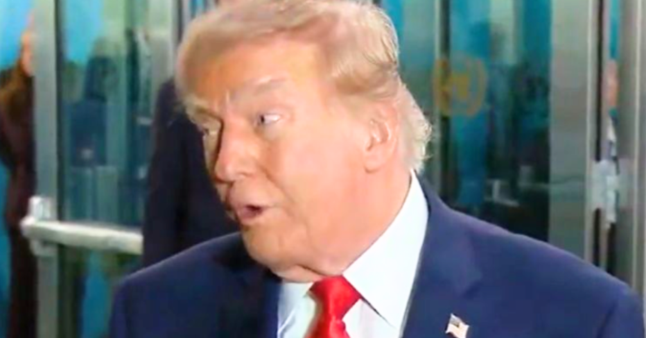 Trump Says ‘You Shouldn’t be Here’ to American Nemesis as He Arrives at UN
