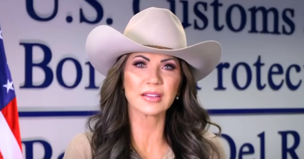 Kristi Noem’s Pic Freaks Out Internet